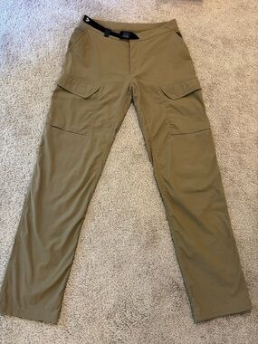 mont-bell Women’s Stretch Cargo Pants Tan Beige Hiking Outdoor